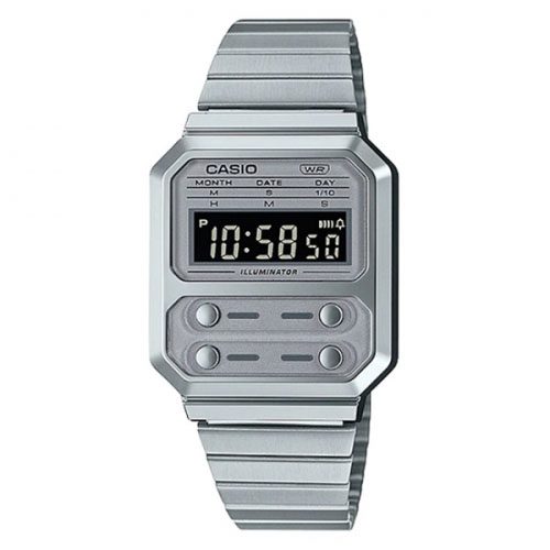 Casio A100WE-7BDF Vintage Digital Dial Men's Watch