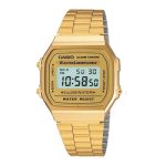 Casio Retro Gold Plated Digital Watch A168WG-9WDF