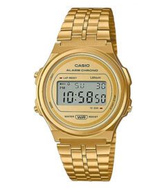 Casio A171WEG-9ADF Vintage Gold-tone Digital Dial Men