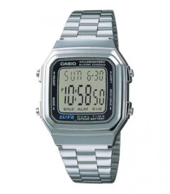 Casio A178WA-1ADF Illuminator Stainless Steel Watch For Men's