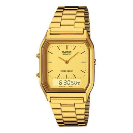 CASIO Vintage Golden Unisex Watch AQ-230GA-9DMQ