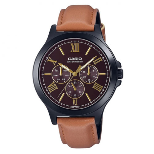 Casio Analog Brown Dial Men's Watch-MTP-V300BL-5AUDF