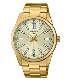 CASIO Analog Gold Dial Men's Watch MTP-VD02G-9EUDF