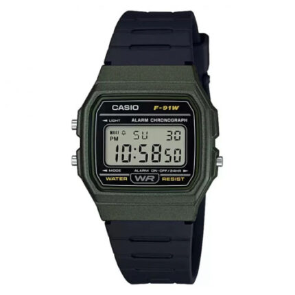 Casio F-91WM-3ADF Vintage Digital Resin Belt Watch