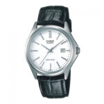 Casio Black Leather Watch For Men MTP-1183E-7ADF