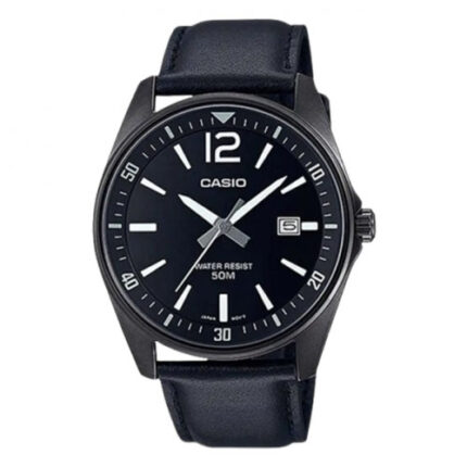 CASIO Casual Watch, Analog, Leather Band For Men - MTP-E170BL-1BVDF