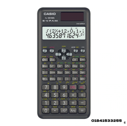 Casio fx-991MS Black-2nd Edition Scientific Calculator Non Programmable